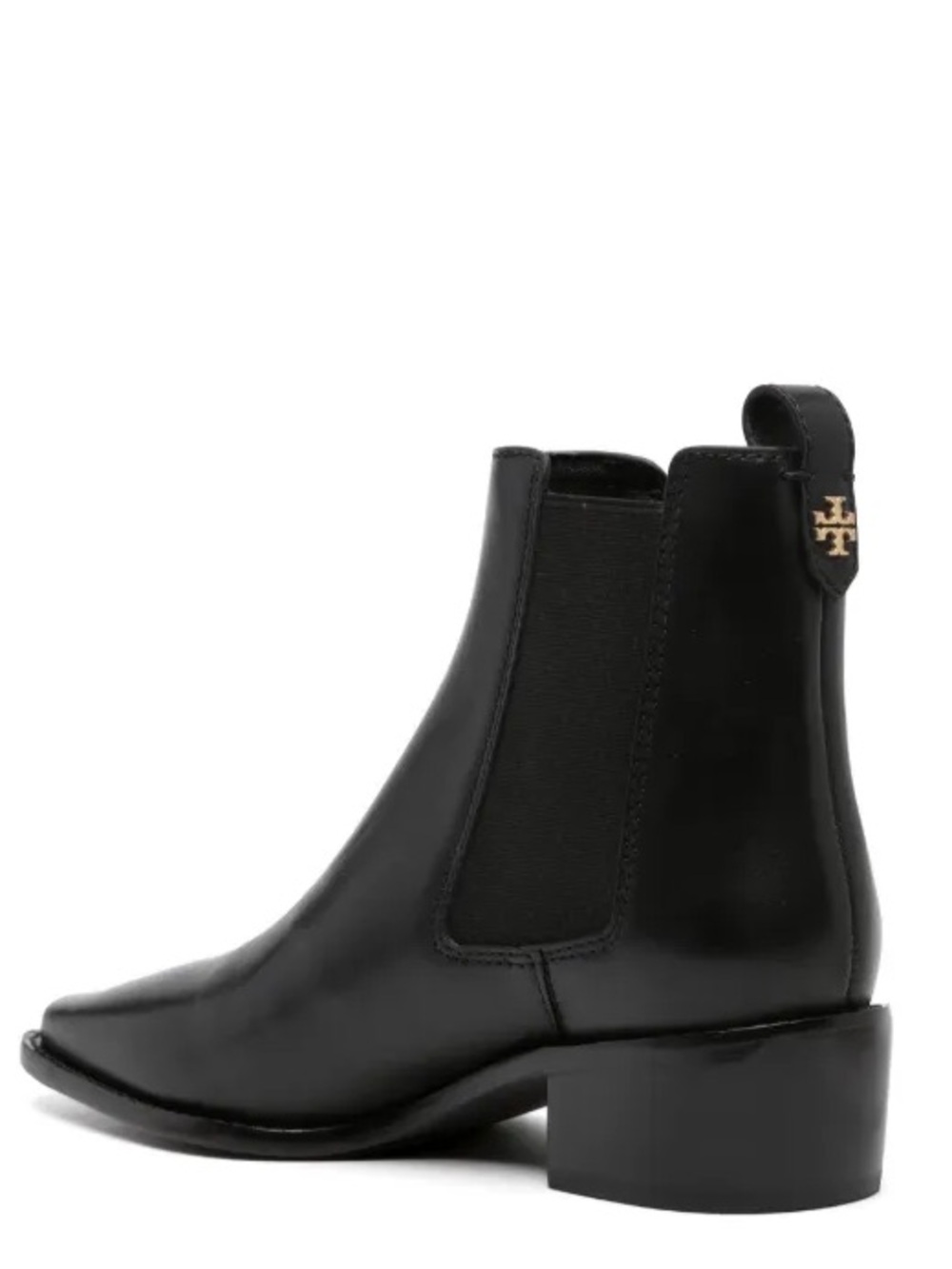 $499 Tory Burch Chelsea Perfect Black Leather Ankle Boot 45MM Fall/Winter/Spring